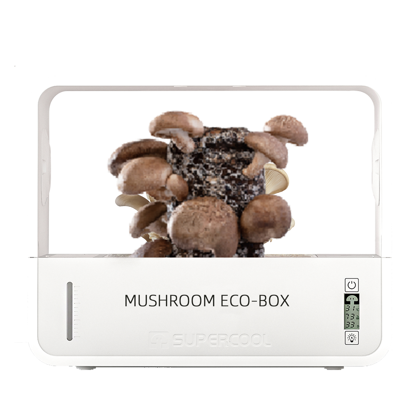 SUPERCOOL SmartFungi Box clean front elevation